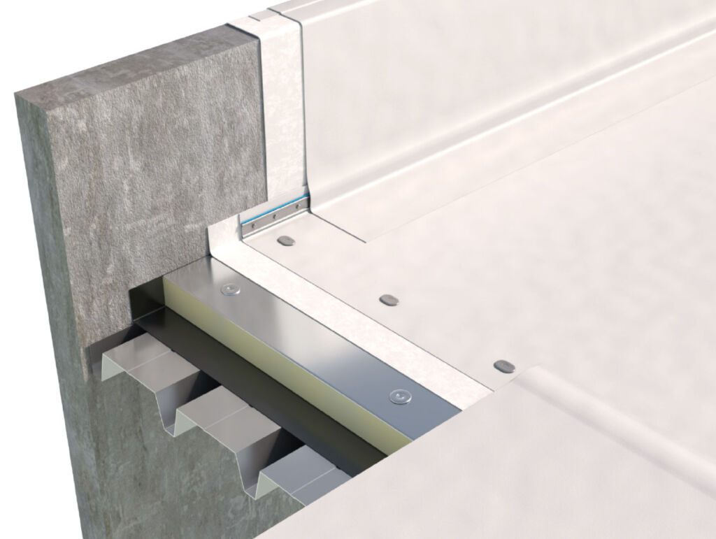 Sistema di copertura cool roof a vista SINTETICO-PVC-P - Pannelli isolanti termici PIR