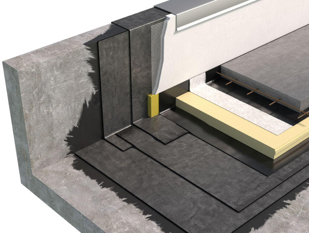 Sistema di copertura con pavimentazione carrabile - tetto rovescio - Pannello isolante termico XPS
